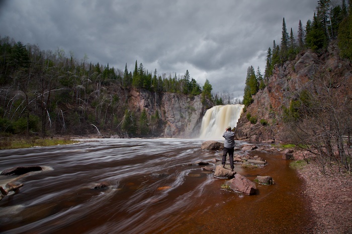 Upper Falls on the Baptism River