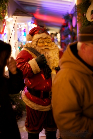Just a Santa in the Crowd