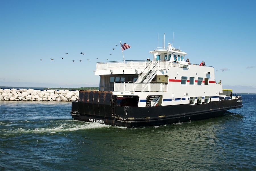 Departing Ferry
