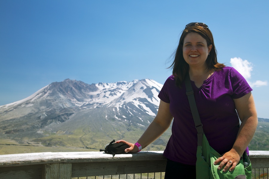 Jenny and Volcano